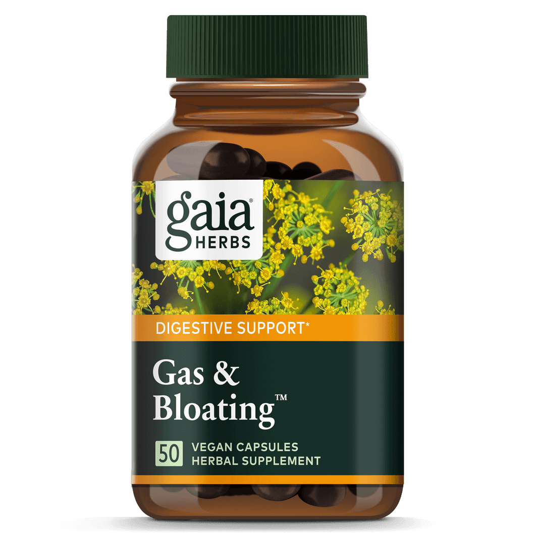 Gaia Herbs Gas & Bloating for Digestive Support || 50 ct