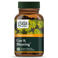 Gaia Herbs Gas & Bloating for Digestive Support || 50 ct