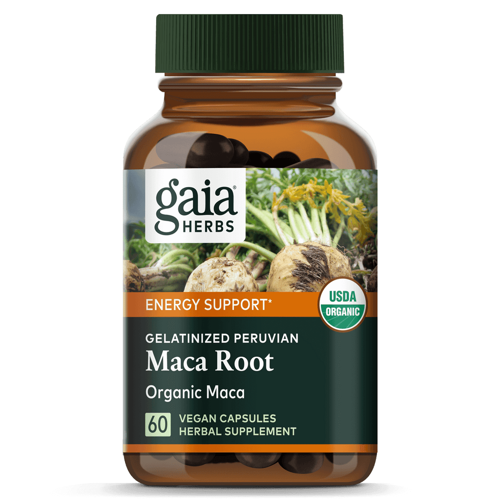 Maca Root Pills Energy, Performance Support Gaia Herbs® Gaia Herbs®