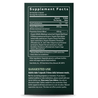 Gaia Herbs Menopause Support Daytime supplement facts || 60 ct