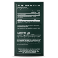 Gaia Herbs Rhodiola Rosea supplement facts || 60 ct