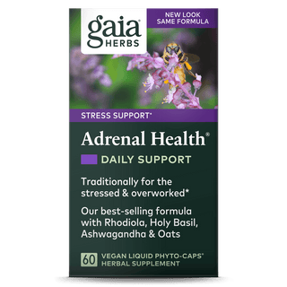 Gaia Herbs Adrenal Health Daily Support Front Carton