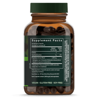 Gaia Herbs Astragalus Supreme for Immune Support supplement facts || 120 ct