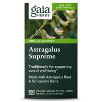 Gaia Herbs Astragalus Supreme carton front || 60 ct