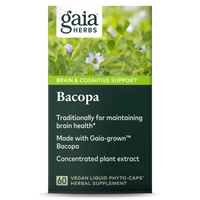 Gaia Herbs Bacopa Pill carton front || 60 ct