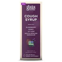 Gaia Herbs Cough Syrup for Immune Support front panel