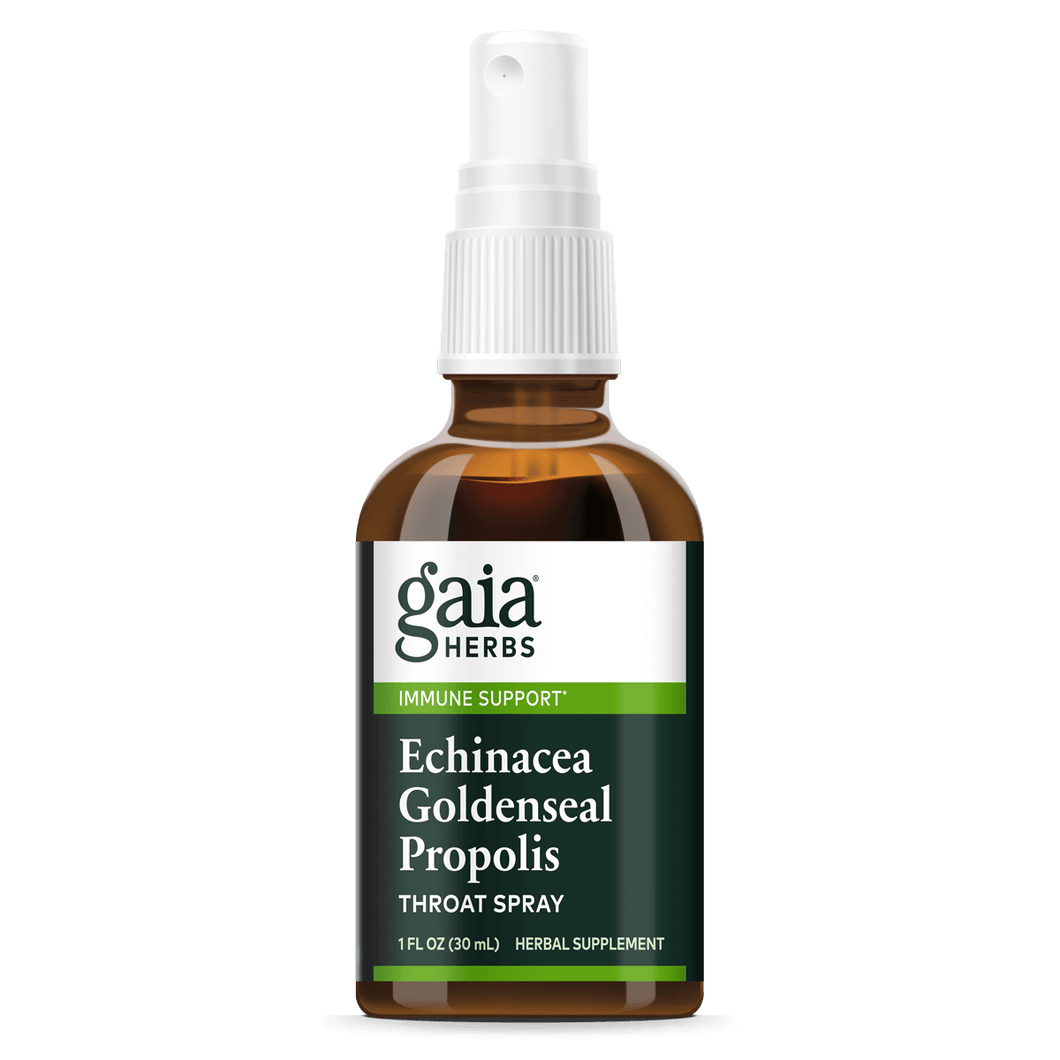 Gaia Herbs Echinacea Goldenseal Propolis Throat Spray for Immune Support || 1 oz