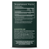 Gaia Herbs Eleuthero Root supplement facts || 60 ct