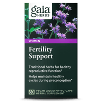 Gaia Herbs Fertility Support carton front || 60 ct