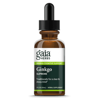 Gaia Herbs Ginkgo Supreme for Brain and Cognitive Support || 1 oz