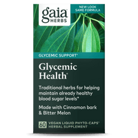 Gaia Herbs Glycemic Health carton front || 60 ct