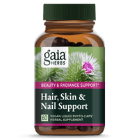 Gaia Herbs Hair, Skin & Nail Support for Beauty & Radiance Support || 60 ct