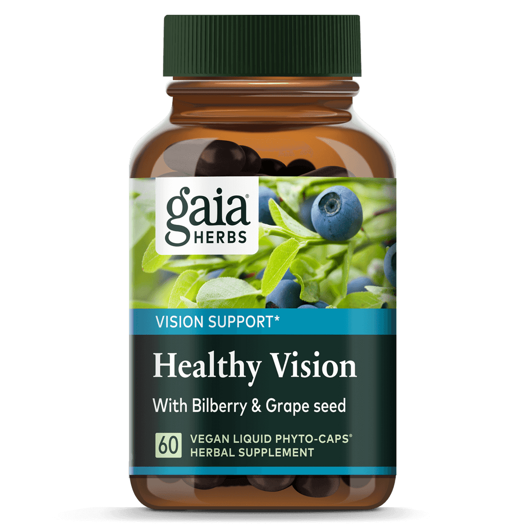 Gaia Herbs Healthy Vision for Vision Support || 60 ct