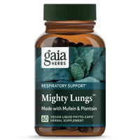 Gaia Herbs Mighty Lungs for Respiratory Support || 60 ct
