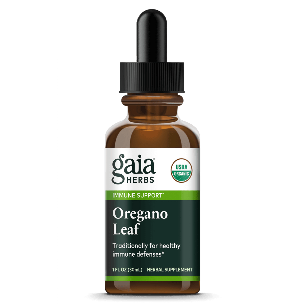 Gaia Herbs Oregano Extract, Certified Organic for Immune Support || 1 oz