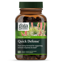 Gaia Herbs Quick Defense for Immune Support || 80 ct