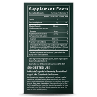 Gaia Herbs Stress Response for Stress Support supplement facts || 30 ct