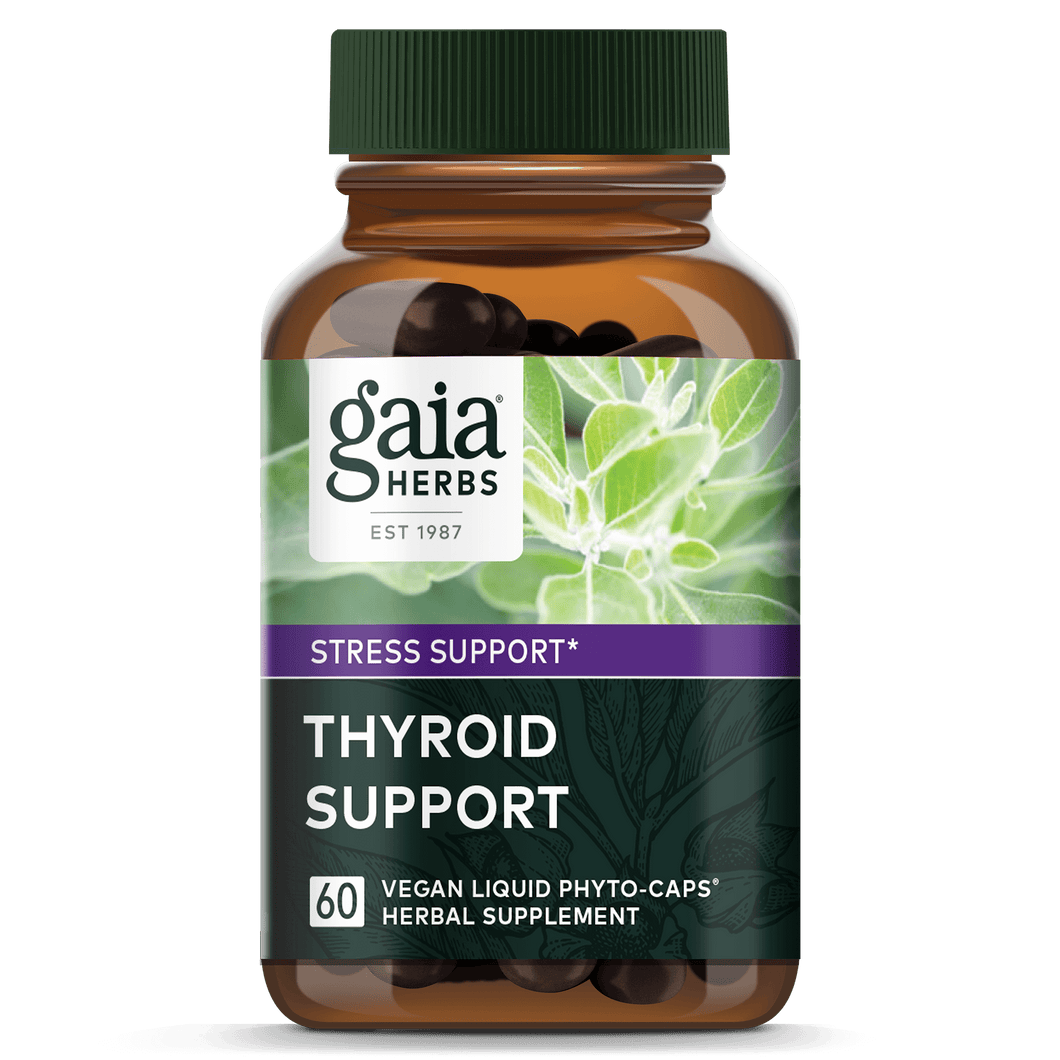Gaia Herbs Thyroid Support for Stress Support || 60 ct