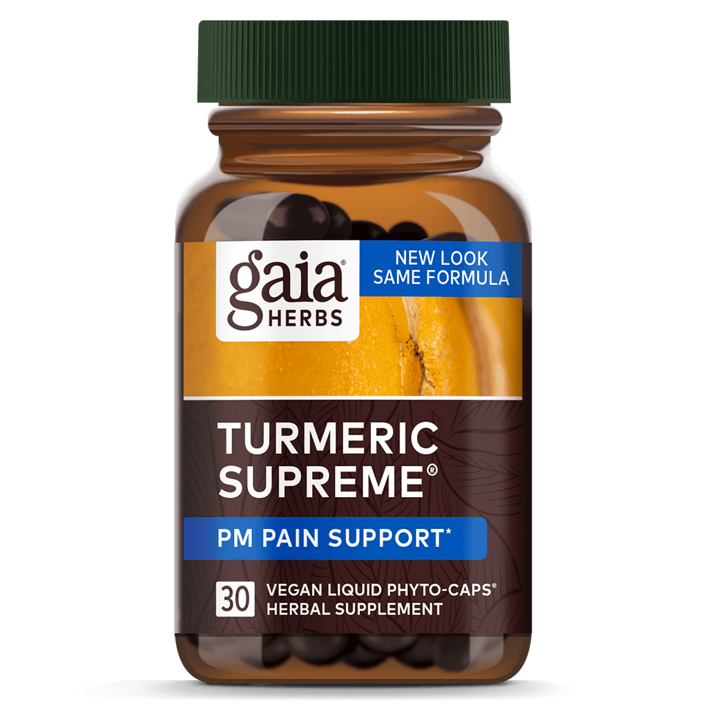Turmeric Supreme® Pain P.M. Curcumin Supplements Gaia Herbs®