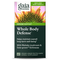Gaia Herbs Whole Body Defense carton front || 60 ct