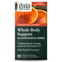Gaia Herbs Whole Body Support front carton || 60 ct