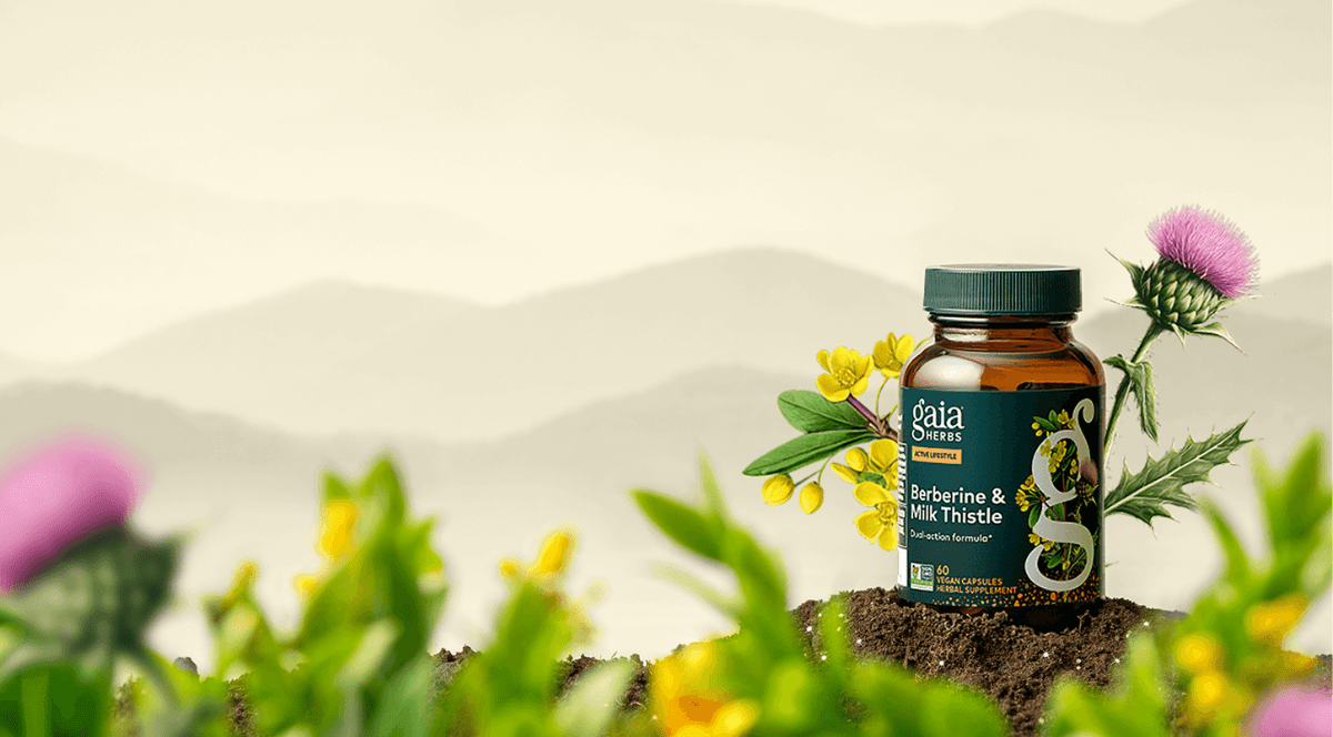 Gaia Herbs NEW Berberine & Milk Thistle: Complete Metabolic & Liver Support* - Gaia Herbs