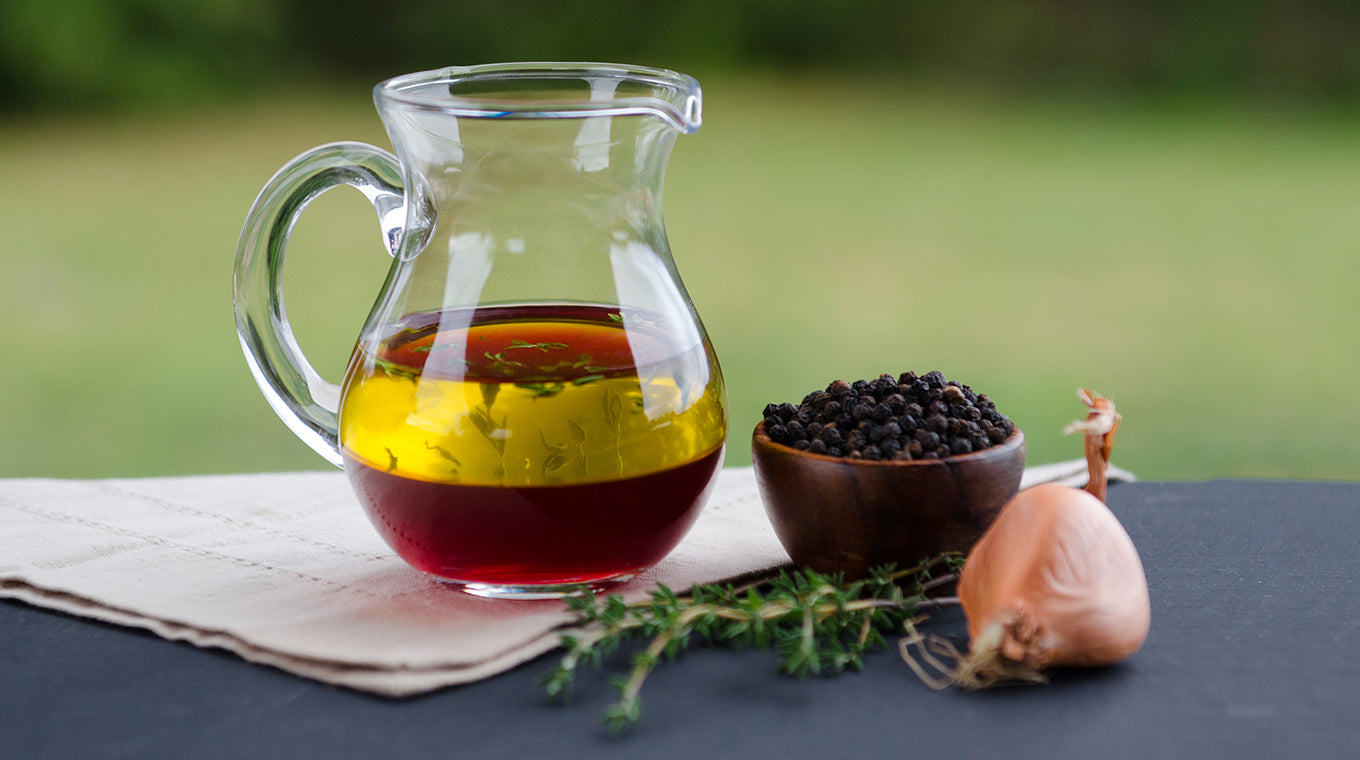 Elderberry Vinaigrette Recipe With Black Elderberry Syrup: Gaia Herbs®
