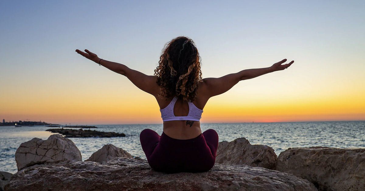 woman enjoying nature