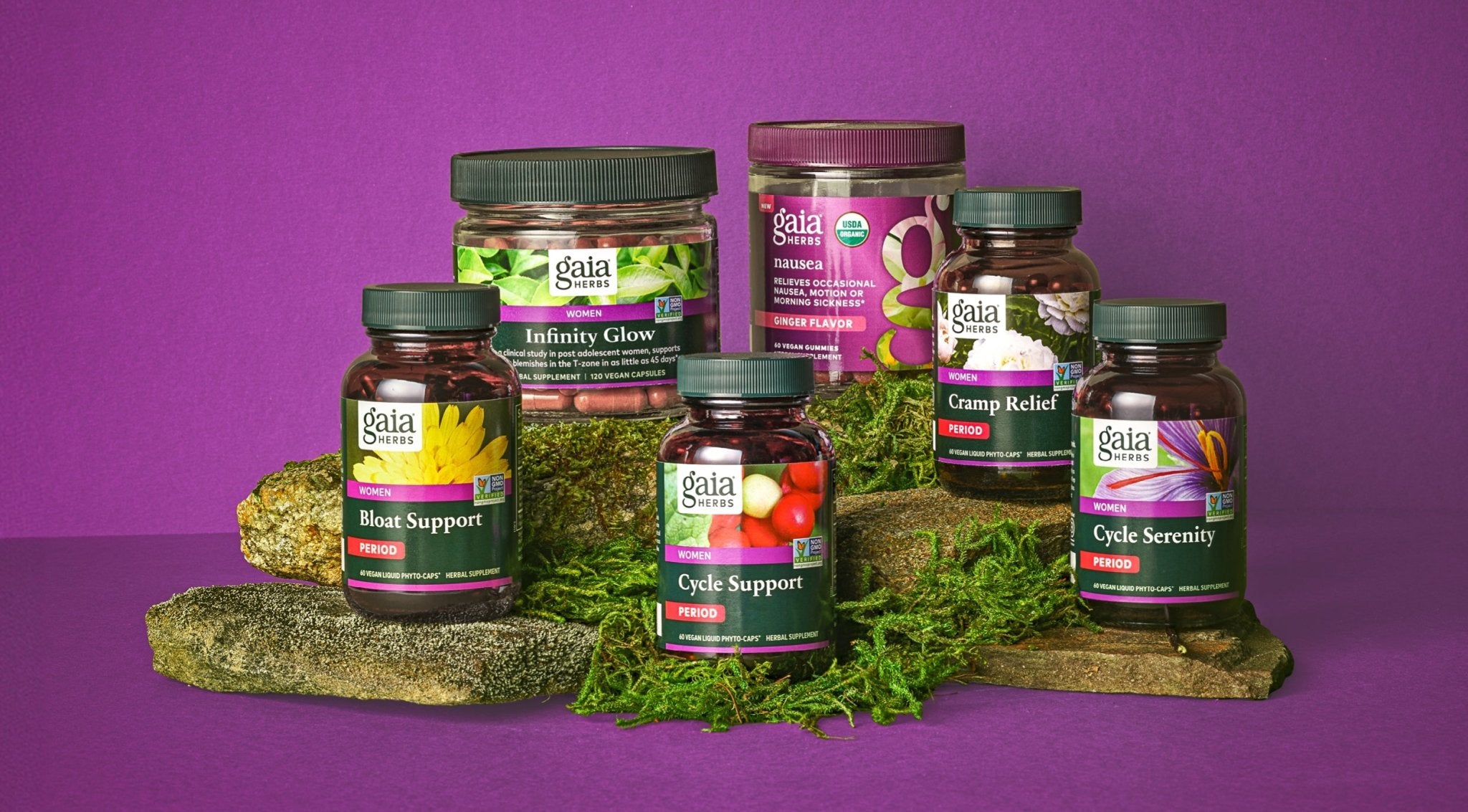 Our New Women’s Herbal Products Support Bloat, Cramp Relief, & More - Gaia Herbs