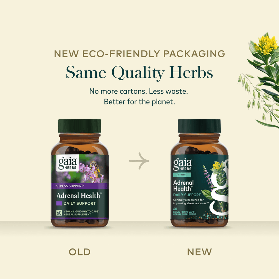 Adrenal Health Daily Support Cortisol Support | Gaia Herbs