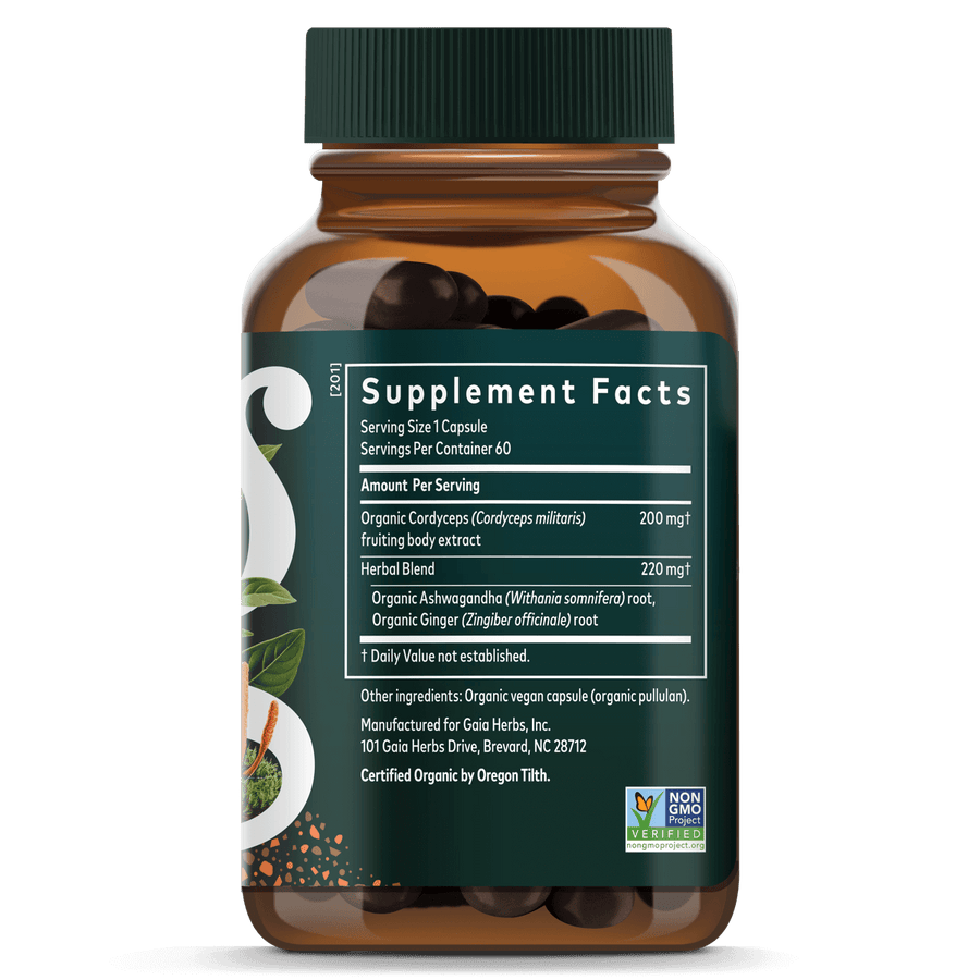 Adaptogen Performance Mushrooms & Herbs | Gaia Herbs