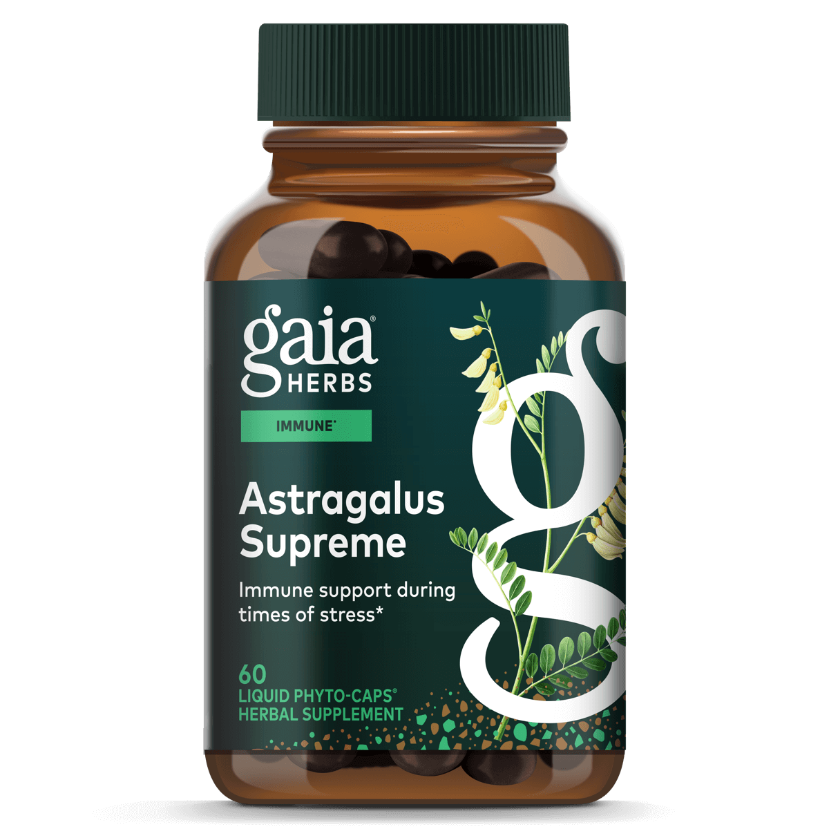 Gaia Herbs Astragalus Supreme for Immune Support || 60 ct