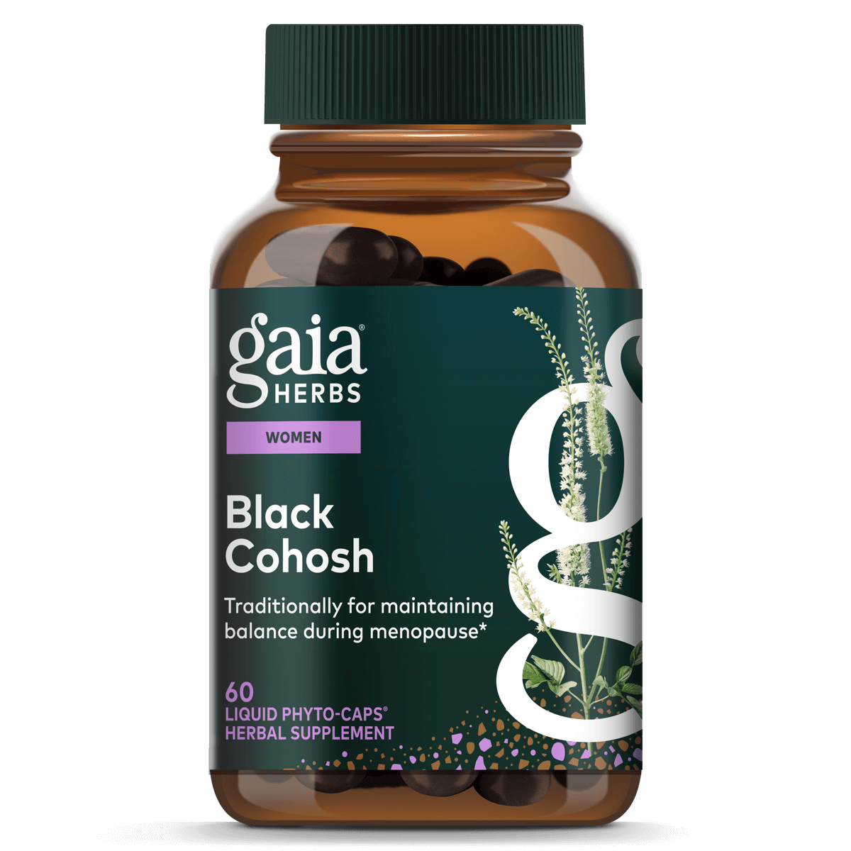 Gaia Herbs Black Cohosh Pills for Women || 60 ct
