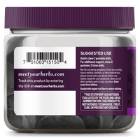Gaia Herbs Black Elderberry Adult Daily Gummies for Immune Support Suggested Use || 80 ct