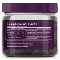 Gaia Herbs Black Elderberry Adult Daily Gummies for Immune Support Supplement Facts || 80 ct