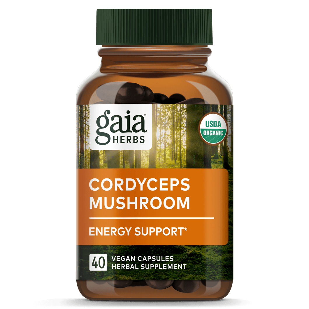 Gaia Herbs Cordyceps Capsules || 40 ct
