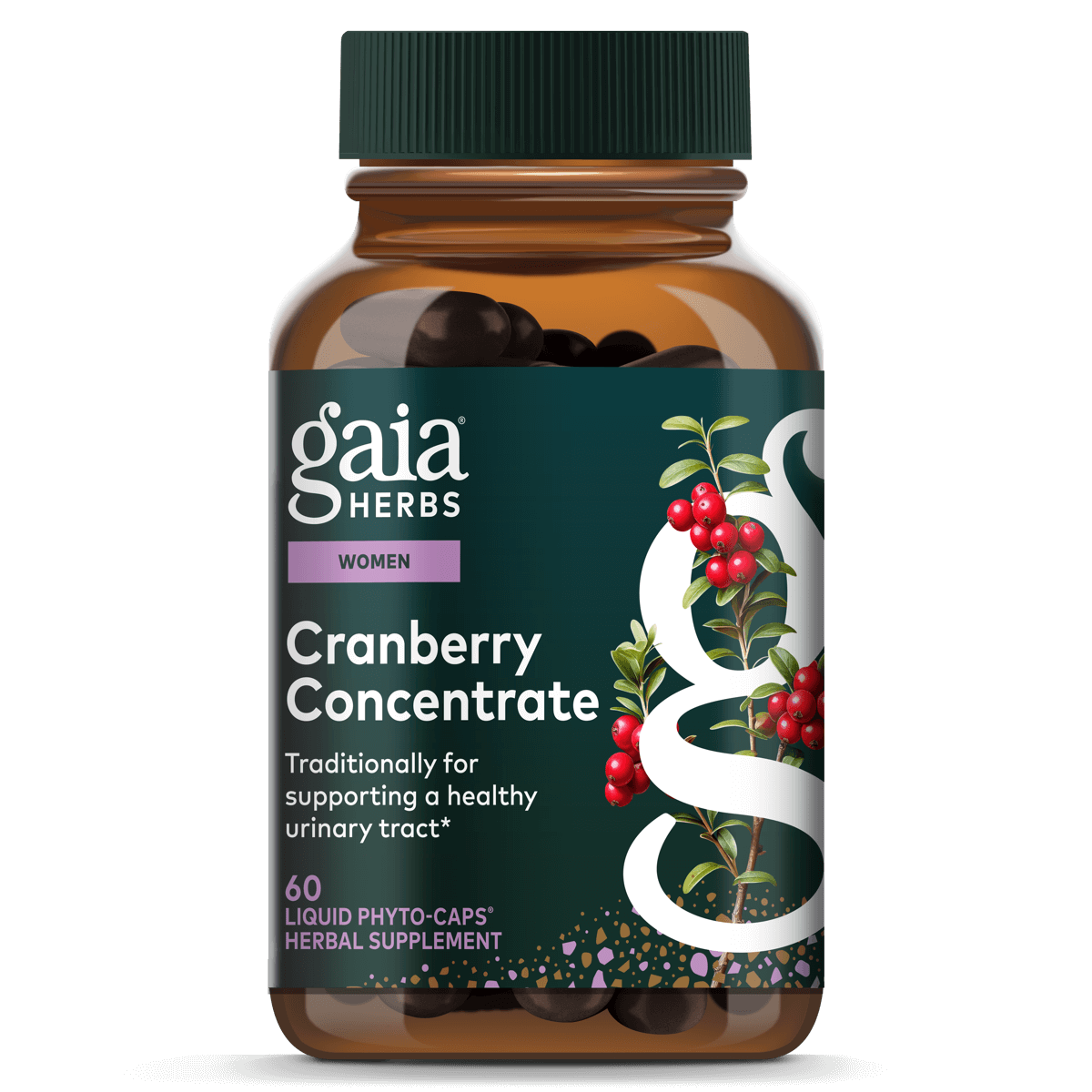 Gaia Herbs Cranberry Pills for Urinary Tract Support || 60 ct