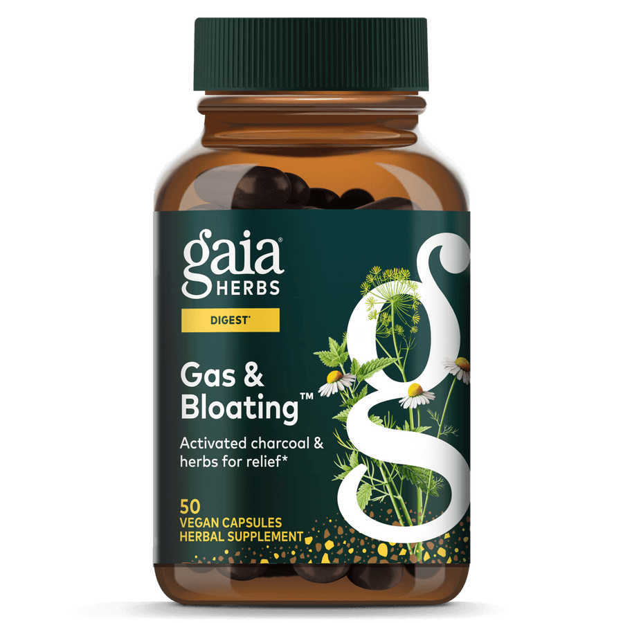 Gaia Herbs Gas &amp; Bloating for Digestive Support || 50 ct