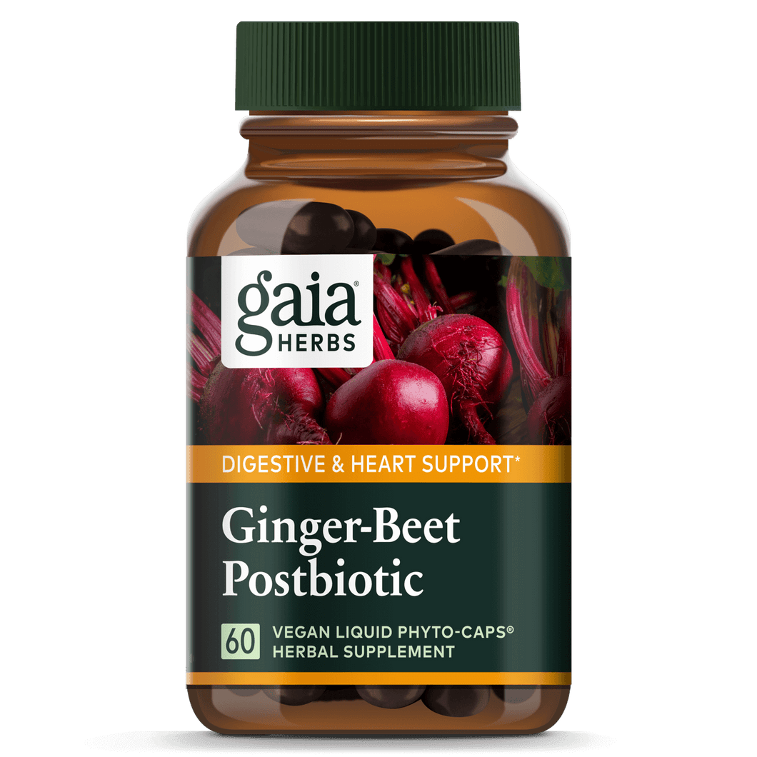 Gaia Herbs Ginger-Beet Postbiotic || 60 ct