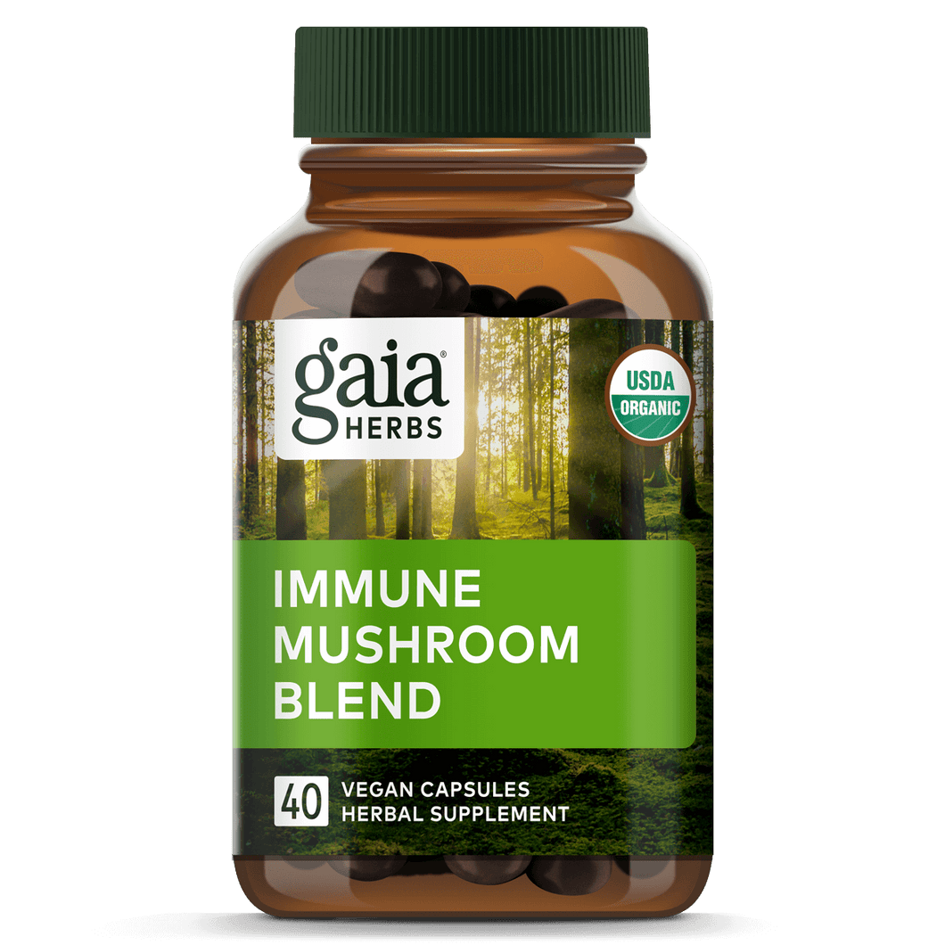 Gaia Herbs Immune Mushroom Blend || 40 ct