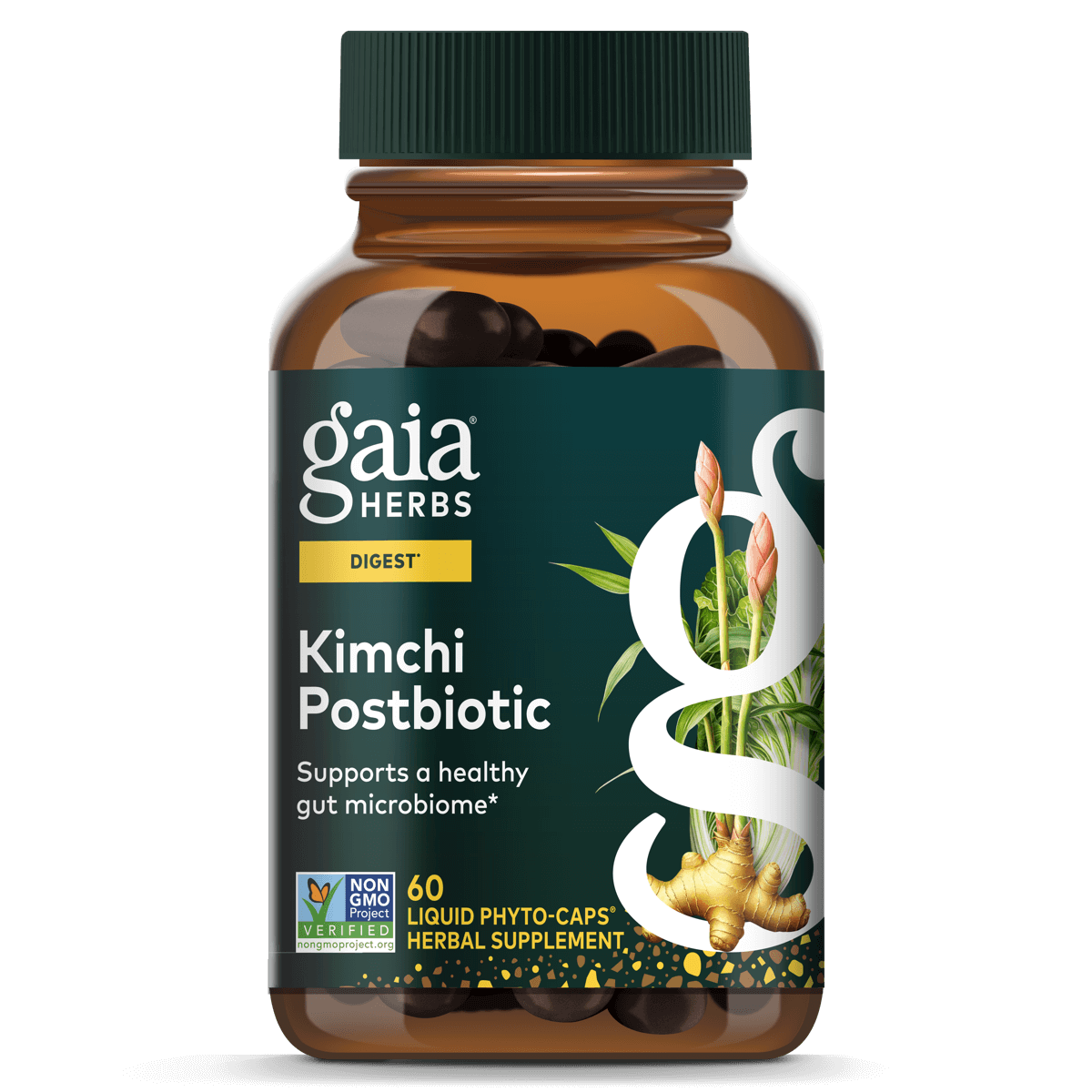Gaia Herbs Kimchi Postbiotic || 60 ct