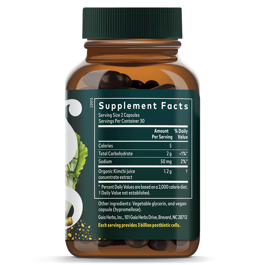 Kimchi Postbiotics: Fermented Gut Microbiome Supplement
