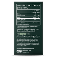 Gaia Herbs Kimchi Postbiotic supplement facts || 60 ct