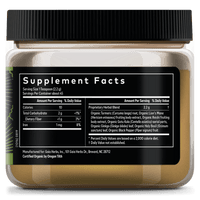 Gaia Herbs Lion's Mane & Turmeric supplement facts || 3.5 oz