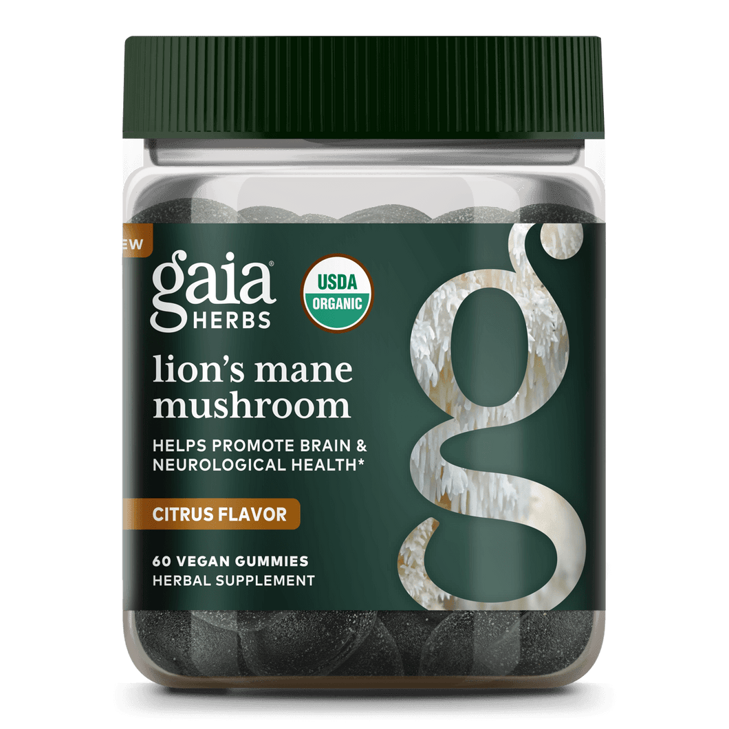 Gaia Herbs Lion's Mane Mushroom Gummies || 60 ct