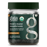 Gaia Herbs Lion's Mane Mushroom Gummies || 60 ct