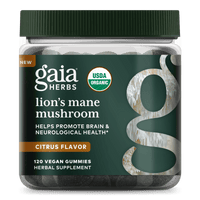 Gaia Herbs Lion's Mane Mushroom Gummies || 120 ct