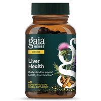 Gaia Herbs Liver Health for Liver Cleanse Support || 60ct