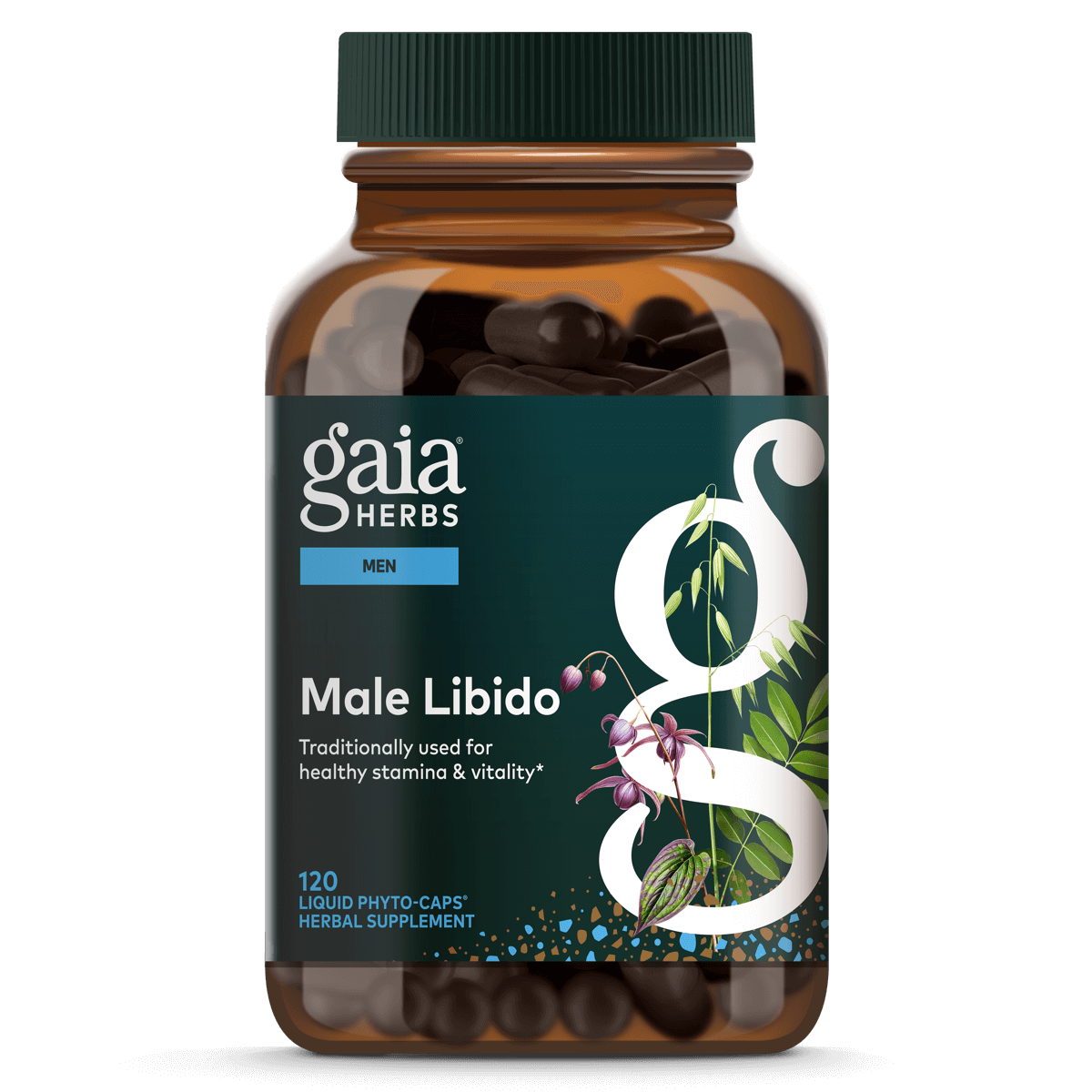 Gaia Herbs Male Libido for Men || 120 ct