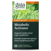 Gaia Herbs Metabolic Activator front carton || 60 ct